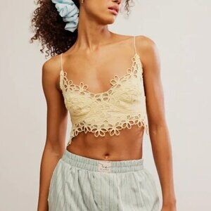 NWT Free People Asteria Bralette Size XS Yellow